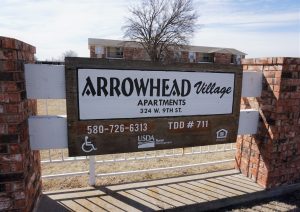 Arrowhead Village Apartments Sign
