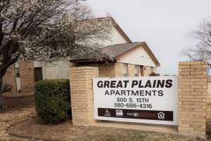 Great Plains Apartments Sign