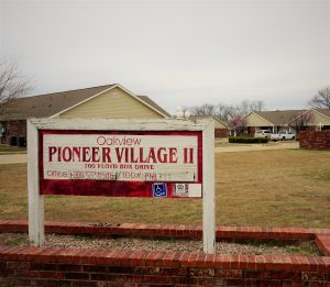 Oak View Pioneer Village II Apartments Sign