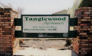Tanglewood Village Apartments Sign