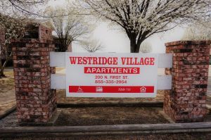 Westridge Village Apartments Sign