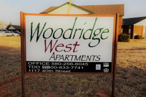 Woodridge West Apartments Sign