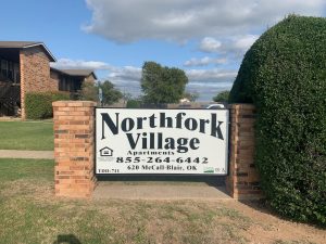 Northfork Village Apartments Sign