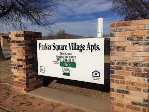 Parker Square Village Apartments Sign